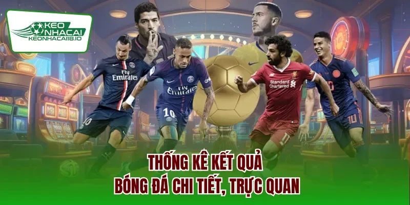 Thống kê kết quả bóng đá chi tiết, trực quan